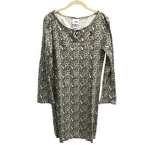 Disney women's night gown long sleeve Minnie Mouse size small